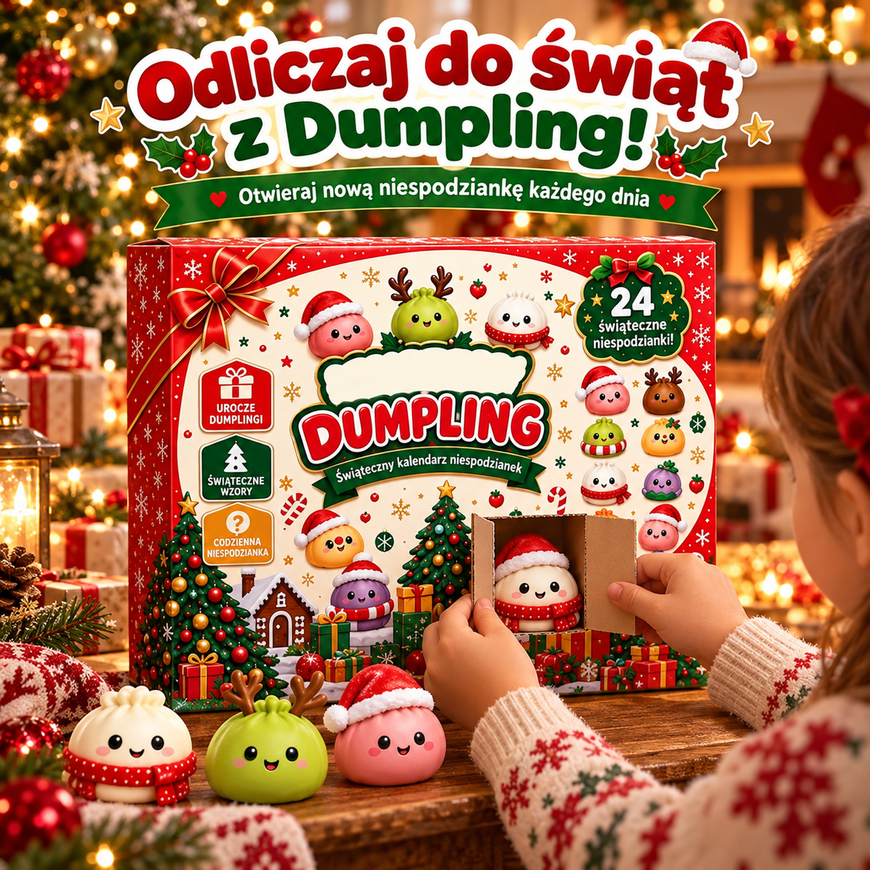 Miękkie figurki squishy Mystery Dumpling